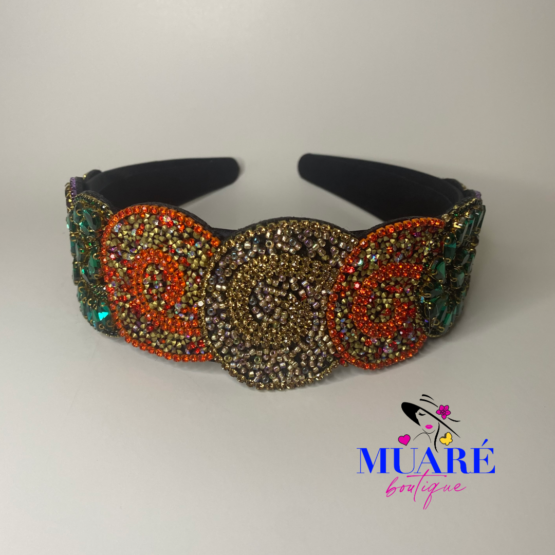 Multi Color Stones Headband