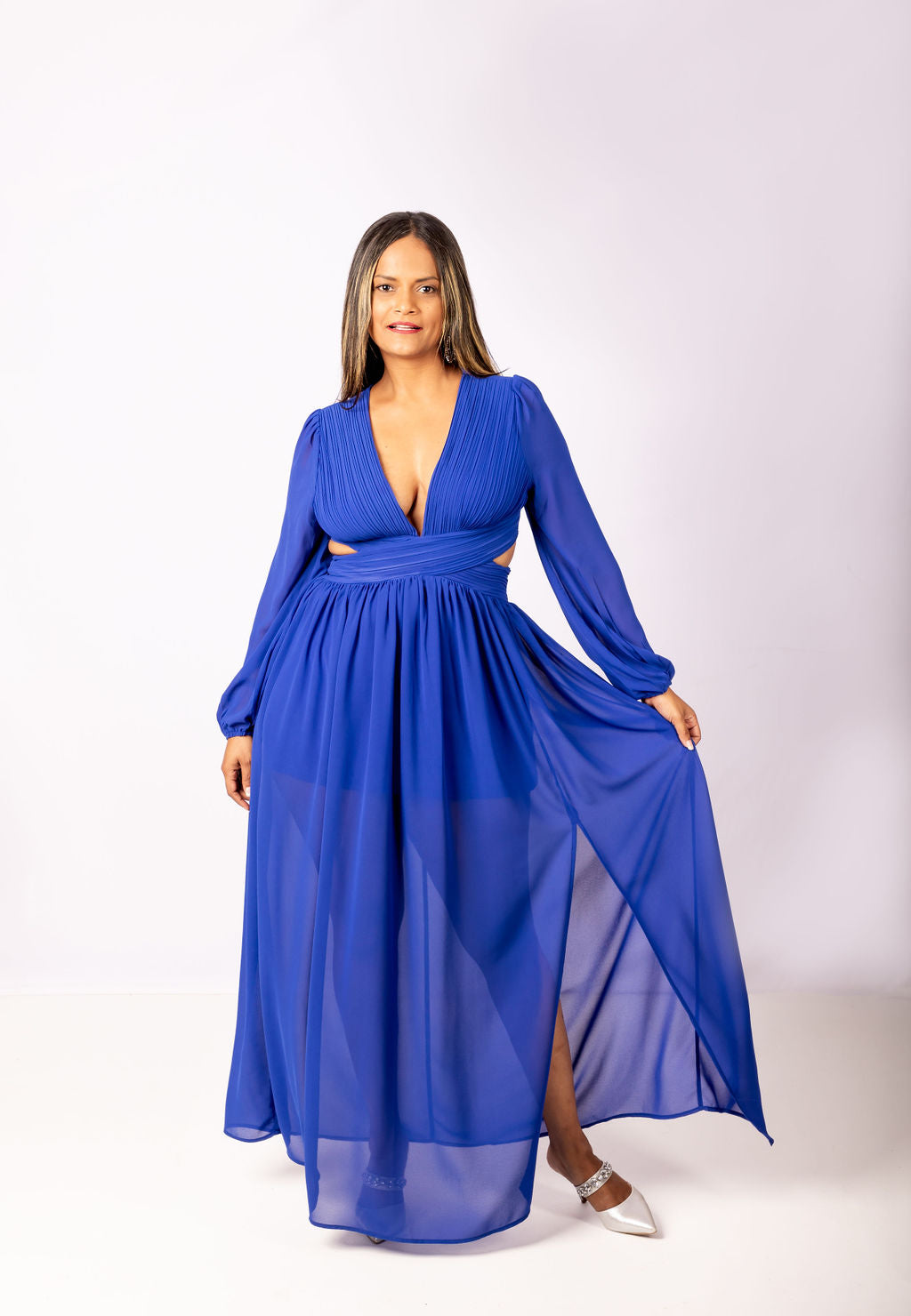 Royal Maxi Dress