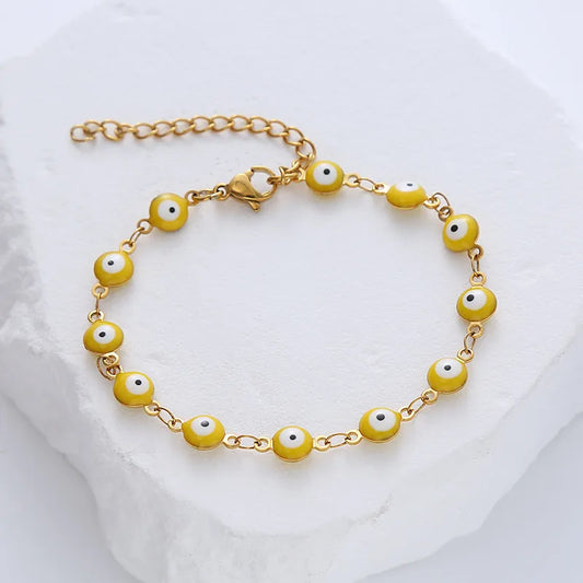 Yellow Eye Bracelet