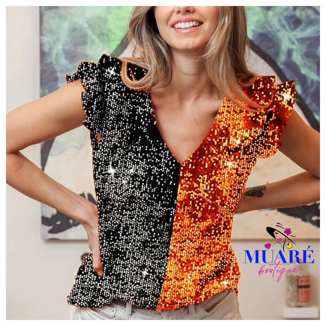 BiBi Sequin Top