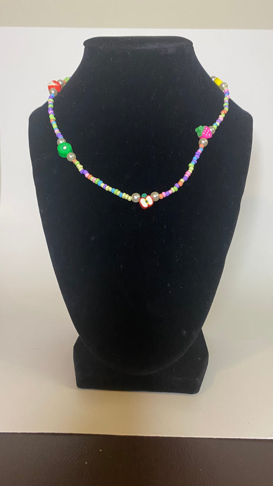 Multicolor Necklace - Fruits