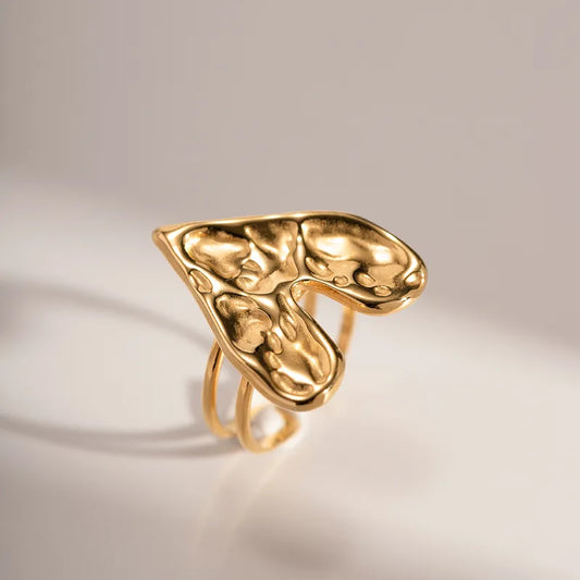 Gold Heart Ring