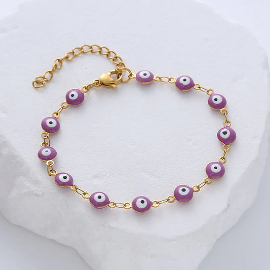 Violet Eye Bracelet