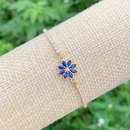 Blue Adjustable Bracelet