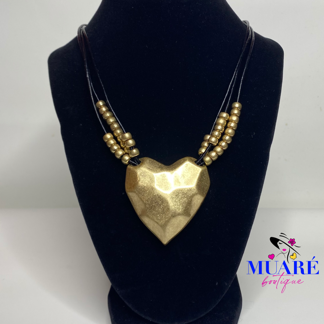 Golden Heart Necklace