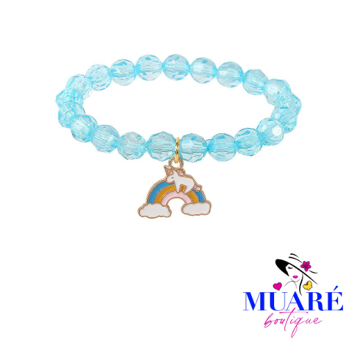 Blue Bracelet - Rainbow