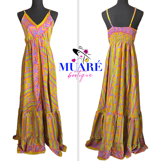 Lucy Multicolor Maxi Dress