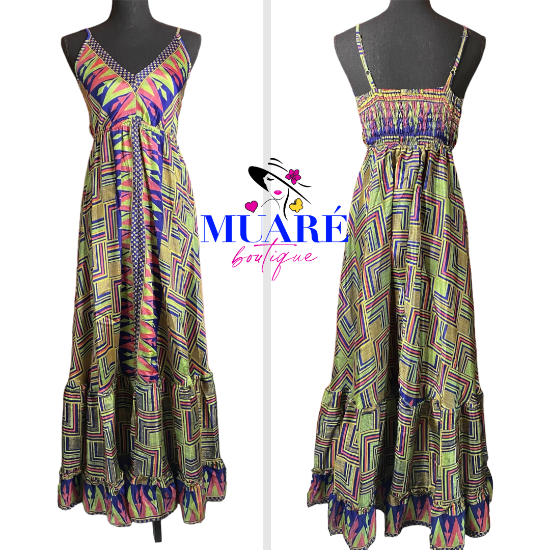 Valerie Multicolor Maxi Dress