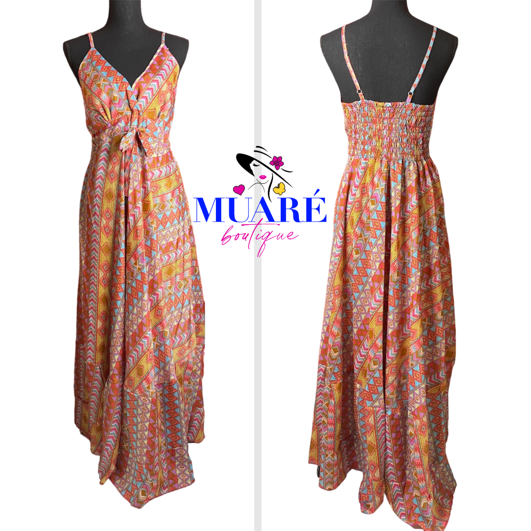 Laura Multicolor Maxi Dress