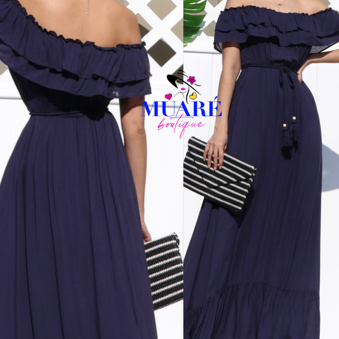 Navy Maxi Dress